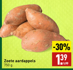  1 750 zoete aardappels 