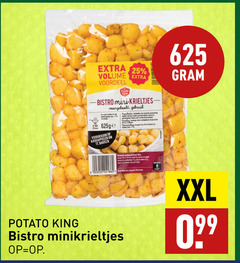  2 25 volume voordeel mini gekruid beading voorgekookte aardappelen bakken potato king bistro minikrieltjes xxl 