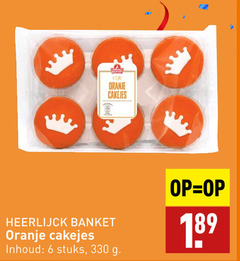  6 80 330 sun oranje cakejes heerlijck banket inhoud stuks 