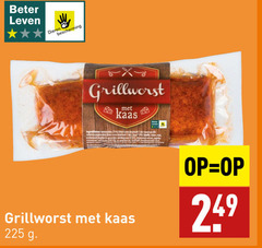  1 9 225 beter leven dieren bescherming grillworst kaas ingredienten varkensvlees keurmerk ster marks melk water out brood extract paprika 