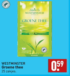  westminster thee 25 forest nature groene theezakjes 1 indrukken zakjes 