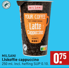  milsani ijskoffie 100 250 forest nature your coffee arabica beans latte cappuccino aromatic nutri score ml heffing 