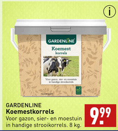  8 gardenline koemest korrels gazon sier moestuin gewicht koemestkorrels bio 