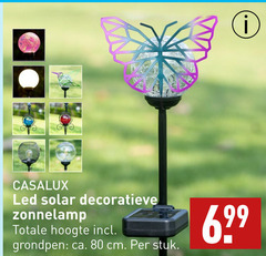  80 ei led solar decoratieve hoogte grondpen ca. cm stuk 