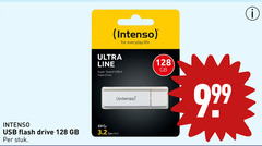  128 intenso ultra line super speed usb flash drive for everyday life gb stuk 