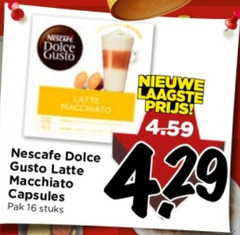  nescafe dolce gusto capsules 16 latte macchiato pak stuks nieuwe 