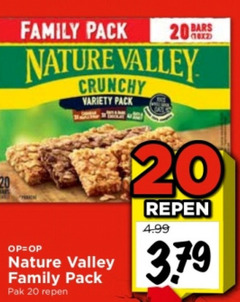  20 family pack bars nature valley crunchy variety pak repen 