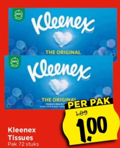  kleenex original tissues pak stuks 