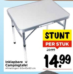  inklapbare campingtafel cm stuk 