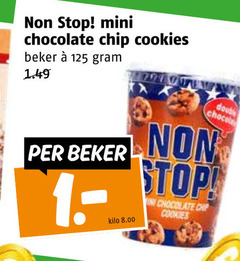  stop mini chocolate chip beker kilo choco 