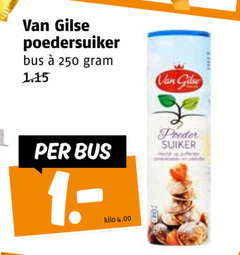  250 gilse poedersuiker bus kilo poeder suiker 