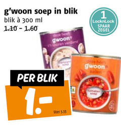  1 300 soep blik ml gwoon sporen verdiend liter spaar zegel ballen 