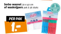  1 30 36 40 sorbo wasnet cm wasknijpers pak stuks spaar zegel 