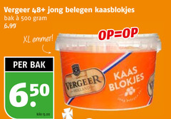  500 650 vergeer 48 jong belegen kaasblokjes bak xl emmer kilo holland kaas blokjes town 