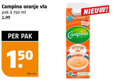  150 750 campina oranje vla pak ml liter 