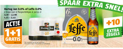  leffe hertog jan alcoholvrij bier 1 2 6 50 0.0 trays blikjes 30 33 liter v.a. combinatie kassa 00 spaar 6x blonde 10 zegels 