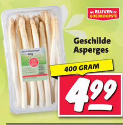  400 asperge vers best geschilde asperges 