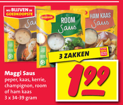  3 10 say room saus ham kaas maggi peper kerrie champignon zakken 