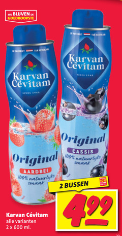  2 10 99 100 600 karvan cevitam original aardbei ml cassis bussen 