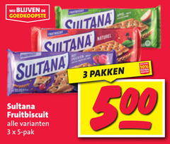  3 5 10 500 sultana fruitbiscuit pak naturel pakken 