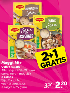  1 2 3 35 330 maggi champignon saus asperges kaas good mix zakjes combineren aspergesaus 