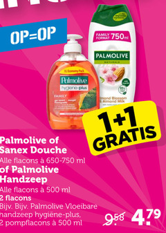  1 2 500 xl economy pack palmolive hygiene family gel avant sanex douche ml handzeep format 750ml naturals blossom almond milk vloeibare pompflacons 