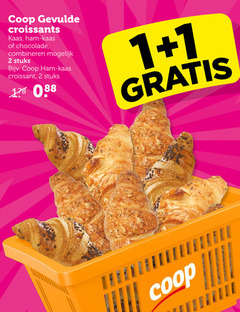  1 2 178 gevulde croissants kaas ham chocolade combineren stuks croissant 