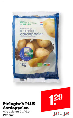  1 biologisch nederlandse kruimige aardappelen koken poffen 1kg nieuwe zakken kilo zak 