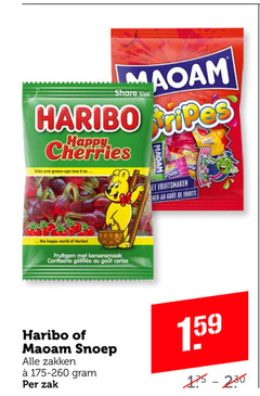  maoam share size haribo happy cherries kids and grown ups love it world fruitgom confiserie cerise fruitsmaken gout fruits snoep zakken zak 