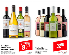  witte wijn rode rose 1 2 2021 sauvignon creek blanc wit roc chardonnay best hine australia wine flessen combineren stuks huiswijn liter landenwijn fles 3.99 