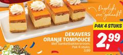  4 dekavers oranje tompouce banketbakkersroom pak stuks 3 99 dagelijks gemaakt vers 2 