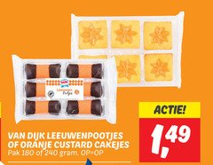  180 240 leeuwen pootjes dijk leeuwenpootjes oranje custard cakejes pak 1 