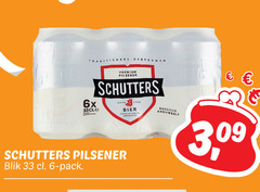  schutters blikjes bier 6 33 traditioneel 6x premium pilsener anno blik pack brouwerij 3 