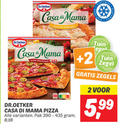  2 dr.oetker casa mama quattro formaggi diepvries secret to fresh baked pizza salame piccante pak 8 18 tuin zegel zegels 5 99 