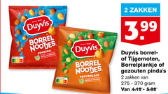  2 1806 since duyvis borrel nootjes cocktail krokant zakken 3.99 tijgernoten gezouten 