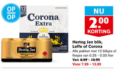  corona hertog jan leffe blikjes bier speciaalbieren 12 200 bottles bouteilles beer biere since natuurzuiver la cerveza blik pakken 0.25 liter 