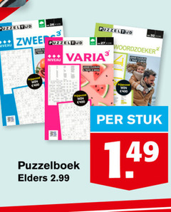  3 400 puzzeltijd niveau win varia puzzelboek elders woordzoeker stuk 