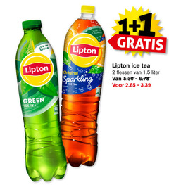  lipton ice tea 1 2 sugar green calories original sparkling flessen liter 