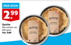  300 stuk quiche schalen vers lorraine spek ui kaas pers 300g 