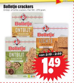  1867 bolletje crackers ontbijt lichte pak spelt volkoren meerzaden boordevol smaakvolle graden vezels 