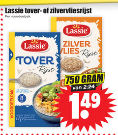  8 100 750 lassie zilvervliesrijst tover rijst droge korrel min variatie roerei tijm botersla tip komkommer zilver lies serveersuggestie 