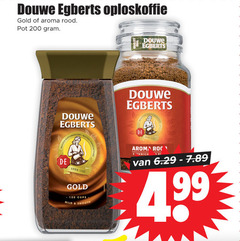  douwe egberts oploskoffie 120 200 gold aroma rood pot ester koffiebranders maitres to anno cups mild smooth roc rc 
