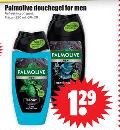  1 3 100 250 palmolive douchegel for men refreshing sport flacon ml recycled plastic mint and cedar leaf essential oils body face hair natural origin with bio degradable ingredients 