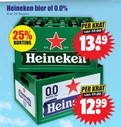  heineken 0.0 krat bier 24 25 flessen 00 alcohol free 