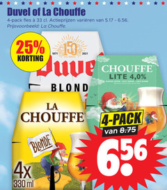  la chouffe duvel speciaalbieren 4 25 33 330 2021 pack fles varieeren moortgat blond 4x ml blonde licht light belgian belkin 