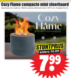  8 11 flame compacte mini sfeerhaard geurloos rookvrij bio ethanol cm hoogte veilig gebruiken modern robuust elders 