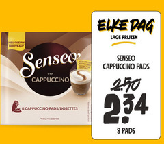  douwe egberts senseo koffiepads 8 250 nouveau cappuccino pads posities nou dag lage 
