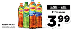  lipton ice tea 2 80 100 flessen 1 5 liter combineren sugar green peach zero sparkling original 3.99 