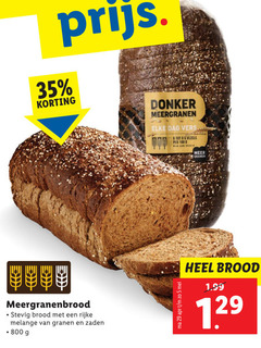  brood 5 35 1000 donker meergranen dag vers vezels meergranenbrood stevig rijke melange granen zaden 