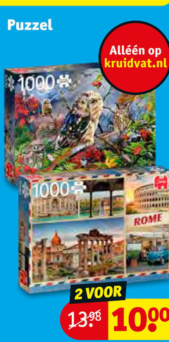  legpuzzel 2 1000 puzzel kruidvat.nl rome 
